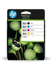 HP 364 CMYK Ink Cartridges 4 Pack Original Genuine