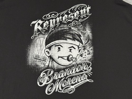 Brandon Moreno Assassin Baby Represent Shirt 2XL Black UFC MMA - Picture 12 of 13