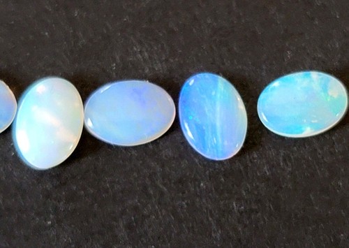 9 Small Oval Loose Opal Stones For Jewelry Making Rings Earrings Pendants - Picture 4 of 11