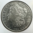 1884-O $1 Morgan Silver Dollar, UNC/AU Slider (88675)