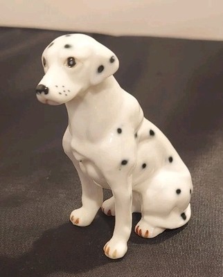 Vintage Porcelain Dalmation Dog Figurine 