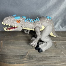 Imaginext Jurassic World Indominus Rex Dinosaur Toy 15" Thrashing Action Toy