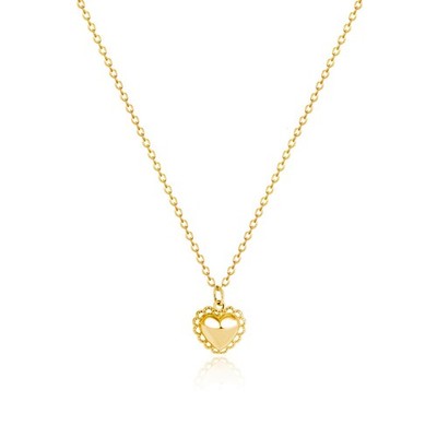 Herz Anhänger Halskette klein süß Halsketten trendy zierlich kleines Herz Choker Neckla