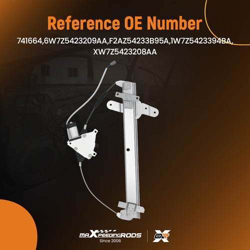 1pc Window Regulator w/ Motor Assembly FL for Mercury Grand Marquis 1992-2011 - Picture 12 of 14