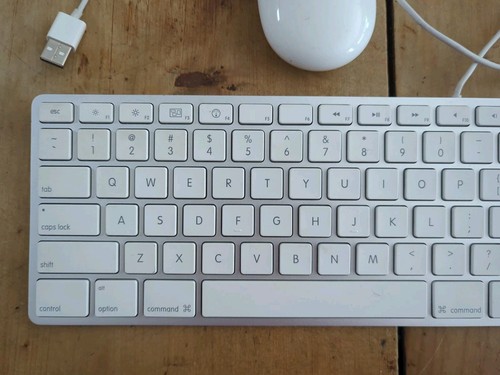 Apple Mac USB Full Keyboard A1243 + Apple Mouse A1152 **KEYBOARD HAS ISSUES** - Picture 3 of 9