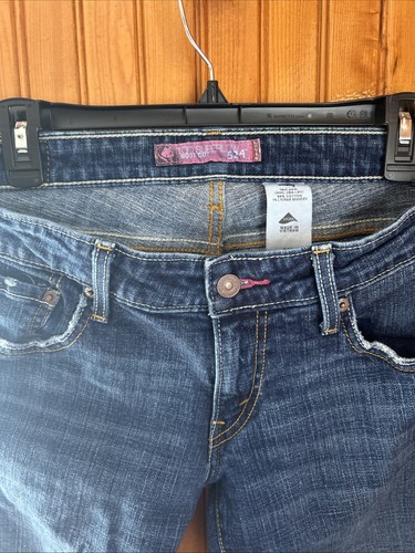 Levi’s 524 Too Superlow Bootcut Jeans Size 11 M Retro Medium Wash Stretch Denim - Picture 4 of 7