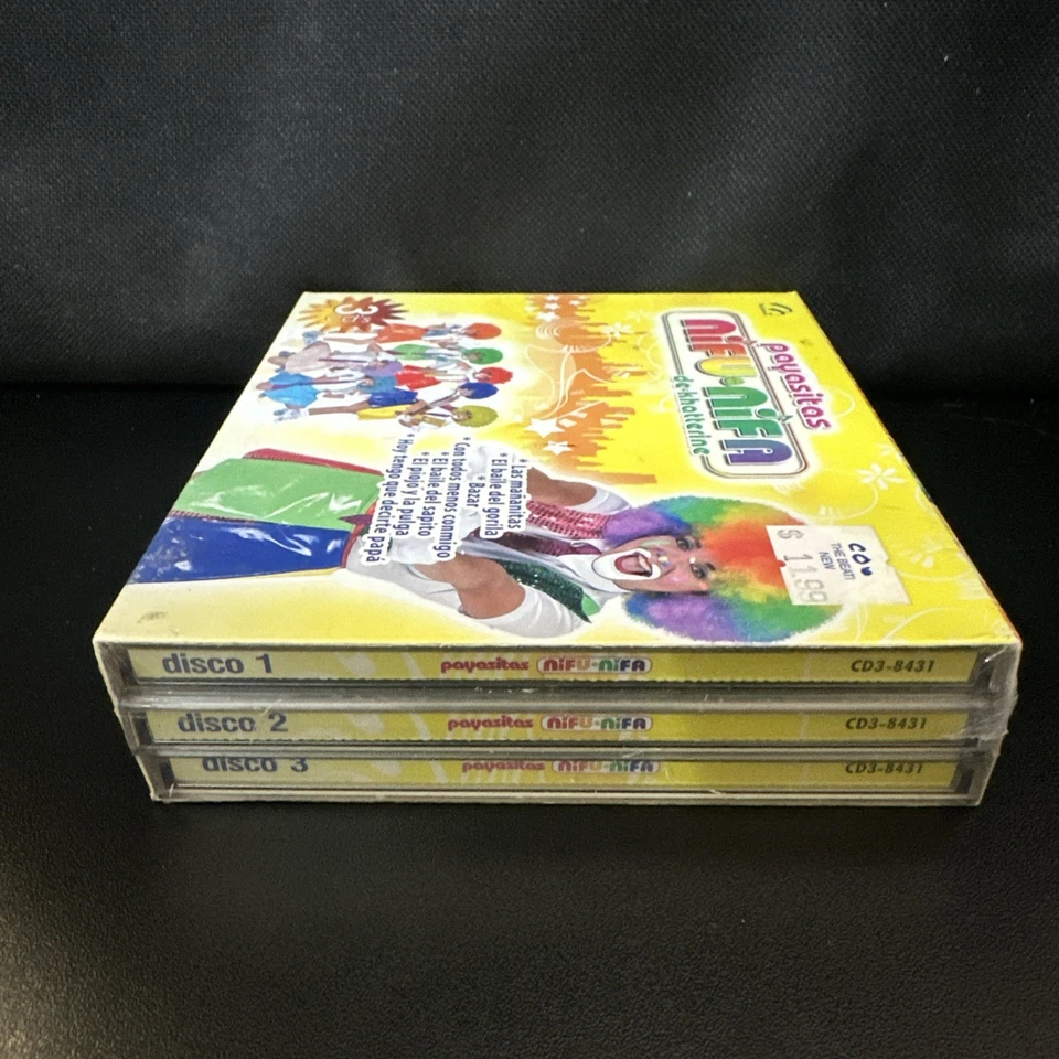 Las Payasitas Nifu Nifa 3 CD BOX SET NEW SEALED Foto 2 de 4