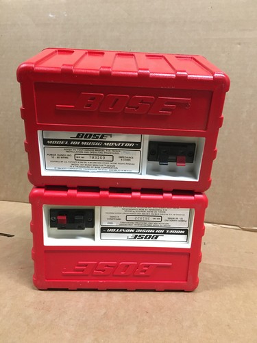 Bose 101 Music Monitor Speakers – Custom Red/White-McLaren Senna Edition - Pair - Picture 3 of 3