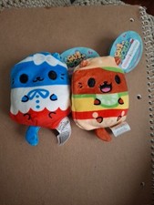 Cats vs Pickles Kittens vs Gherkins Lil Paddy Lil Sno Cone plushies pair cats