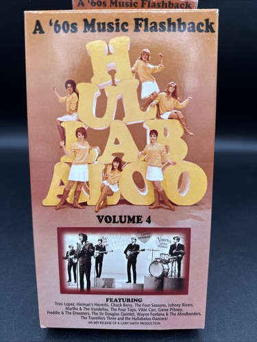A '60s Music Flashback HULLABALOO Music TV Series Volumes 1-4 VHS Boxed Set - Picture 5 of 10