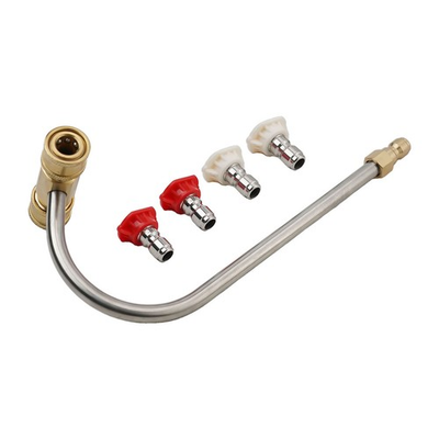 #ad Gutter Cleaner Attachment For Pressure Washer With 4 Nozzles Tips 1 4 Inch $36.92