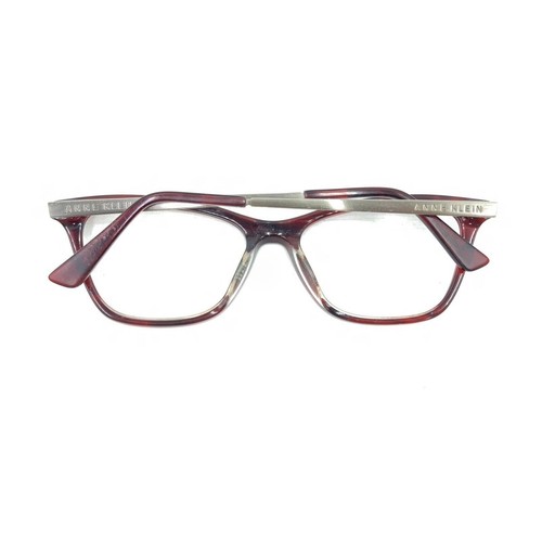 Anne Klein Translucent Dark Red Cat Eye Eyeglasses Frames 52-16 135 Women - Picture 11 of 12