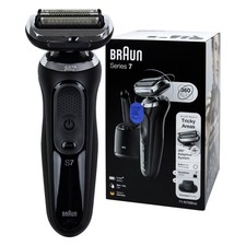 Braun Series 7 71-N7200cc Elektrorasierer Schwarz mit Reinigungsstation Wet&Dry