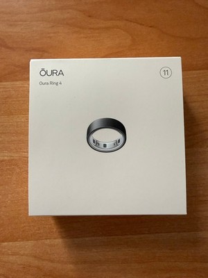 OURA Ring 4, Größe 11, Stealth, Smart Ring, 7 Monate alt, wenig getragen