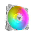 TUF Gaming TF120 ARGB-Gehäuselüfter White Edition - Single Pack (1 Stück, weiß)