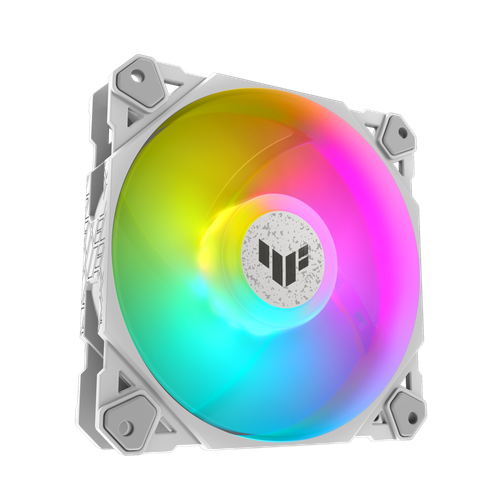TUF Gaming TF120 ARGB-Gehäuselüfter White Edition - Single Pack (1 Stück, weiß) - 第 1/8 張圖片