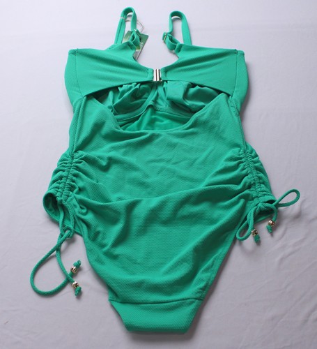 Bravissimo Women's Rio One-Piece Balconette Swimsuit EH6 Green Size 34K  - Picture 5 of 8