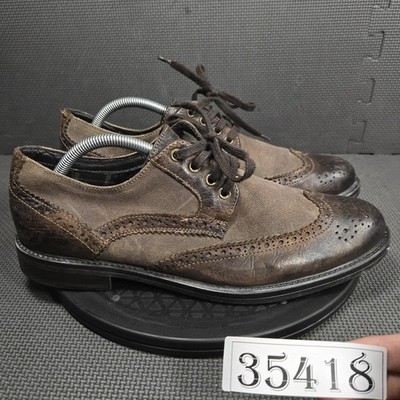Johnston & Murphy Shoes Mens Size 10.5 Brown Leather Wingtip  display picture 2