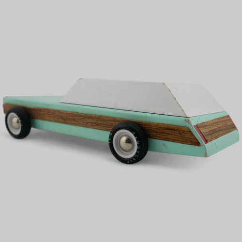 Candylab Toy Car Redux Collection Wooden Toy Model with Magnetic Top and Hitch - Picture 5 of 13