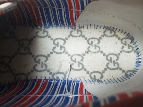 Gucci Boat Deck Topsider in pelle bianca da uomo 9,5 UK /10,5 - 11 vendita al dettaglio USA $ 1.100 - Foto 14 di 22