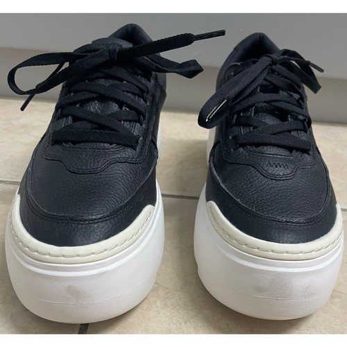 UGG Mujer Marin Mega Entrenador Tenis Plataforma Zapatos Negro Blanco Talla 7.5 - Imagen 3 de 8