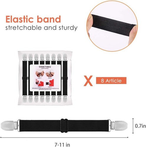 Boot Straps Pant Stirrups Clips for Women and Men Motorcycle Biker Smooth... - Picture 7 of 7