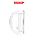 C 1275 Sliding Door Handle Set - White, Lockable, Ambidextrous, Fits Roto & E...