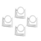 4 Pcs Curtain Rod Holder Nail-free Adjustable Holders Pole Socket