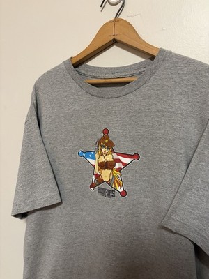 Vintage 90s 2000s Hook Ups Skateboards Anime Graphic Skate T Shirt Size XL USA