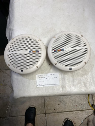 Marine Speakers 6.5” Dia. DMP 66 Boat Outdoor 2 Lot Used Tested Works Good #2 - Picture 15 of 15