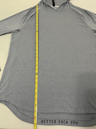 Felpa con cappuccio Lululemon Licenza Allenamento Uomo XXL Leggera Performance Palestra Corsa - Foto 6 di 7