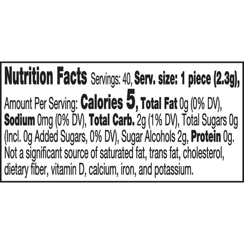 Eisbrecher Eiswürfel Kaugummi, zuckerfrei, Pina Colada Geschmack, 40 Stück - Bild 8 von 9