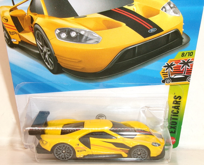 2026 HOT WHEELS 1:64 HW EXOTICARS 8/10 YELLOW 2016 FORD GT RACE