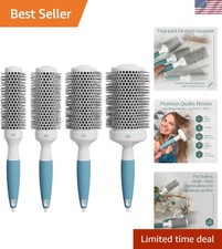 Round Brush Set for Blow Drying and Styling - Ceramic Ionic Thermal Brushes, ...