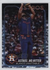 2024 Topps Update Silver Crackle Foilboard Ronel Blanco Checklist #US184 1n5d