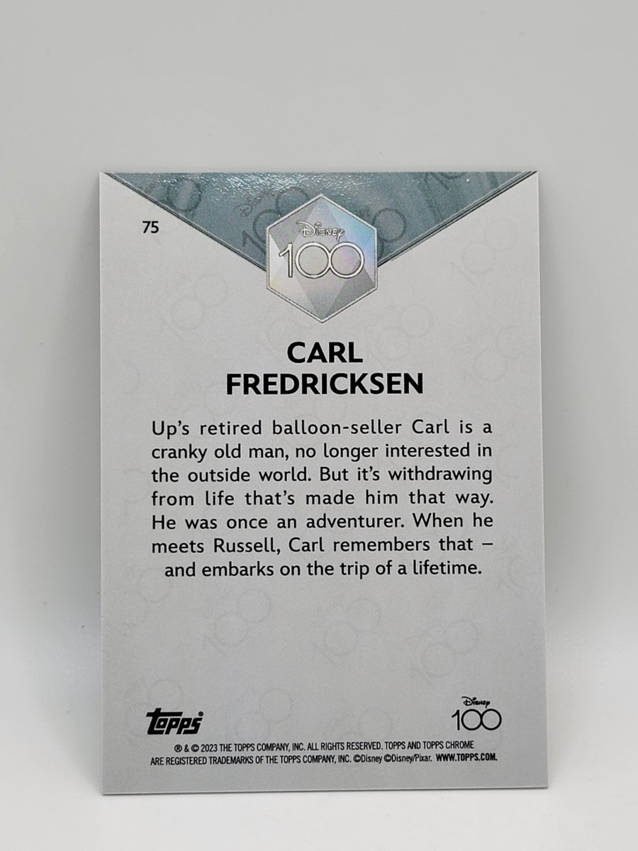 2023 Topps Chrome Disney 100 Carl Fredricksen #75 Up | eBay