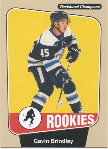 24-25 2024-25 Parkhurst Gavin Brindley ROOKIE #278-Jackets