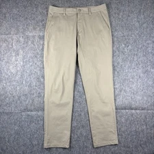 Rhone Commuter Pants Men's 32 x 29 Tan Chino Golf Work Casual Stretch