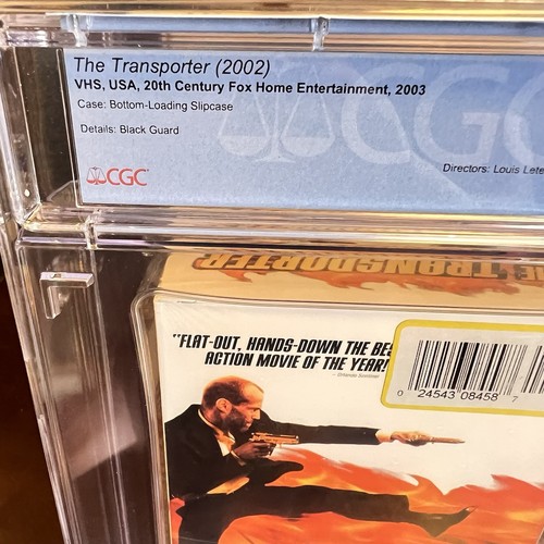 The Transporter 2003 VHS New Sealed Graded 9.4๐ฅ๐ฅ๐โ
RARE! - Picture 6 of 15