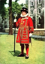 Chief Yeoman Warder Tower of London George Pulman & Sons Continental Postcard