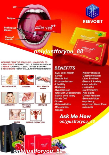 Miira-cell+ plus di Revoobit International 24 bustine nutrizione cellule staminali (1 scatola) - Foto 7 di 10