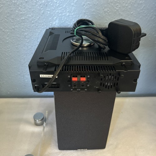 Hitachi AX-M136i CD USB MP3 DAB FM Radio Micro Hi-Fi Black Music System Remote - Picture 12 of 24