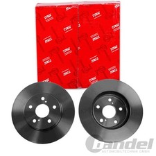 2X TRW Discos de Freno 296mm Ventilado Delant. Apto para Lexus Rx Toyota Camry