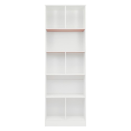 Libreria verticale 5 piani con ripiano vetrina soggiorni - Foto 12 di 21