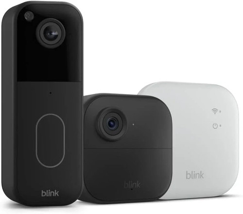 Blink Video Doorbell + Outdoor 4 XR Smart Überwachungskameras Brandneu - Bild 1 von 4