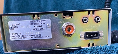 COBRA 25 RX TX WX CB RADIO Z 2 MIKROFONAMI KOBRY - WSZYSTKIE DZIAŁAJĄ DOSKONALE - Zdjęcie 7 z 9