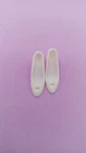 1960s Vintage Barbie Francie Doll White Cut Out Shoes