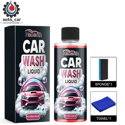 Eco-Friendly Car Wash Liquid Set，Deep Clean & Shine，Wash，Wax & Cleaning Supplies