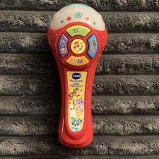 VTech Sing-It-Out Little Microphone Red Musical Light-Up Developmental Toy