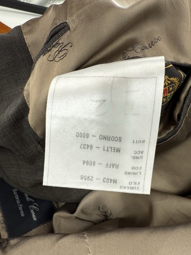 Raffaele Caruso Sartoria Parma Suit IT 54 / US 44R 2-Piece 38"x31" Pants EUC - Picture 9 of 16
